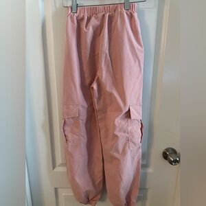 Girl’s Pink Cargo Pants (size 10Y)